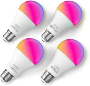 WiFi RGB CCT LED Smart Bulb 7W 9W 12W E26 E27 B22