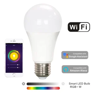 WiFi RGB Smart LED Bulb 7W 9W 12W 15W E27 Remote Control