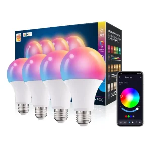 WiFi RGBCW 9W 120V Smart LED Bulb