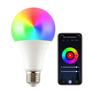 WiFi RGBCW Dimmable Smart Bulb RGB Color-Changing LED Light Voice Control Factory Manufacturer