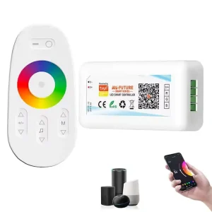 WiFi Smart Controller Voice DC 5-24V Single Color Dimmer CCT RGB RGBW RGB CCT 5-in-1 LED Strip APP RF 2.4G