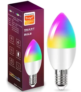 WiFi Smart E14 RGB+White LED Bulb Dimmable 85-265V