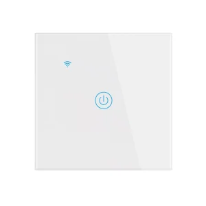 WiFi Smart Home Wall Switch with Touch Panel, Voice Control, Battery Operated