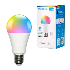 WiFi Smart LED Bulb RGBCW Color-Changing 100-265VAC App Control