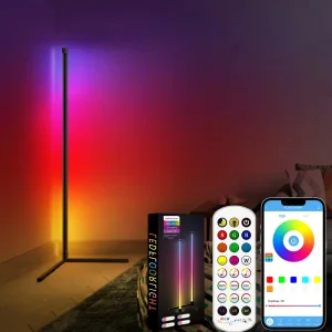 WiFi Smart Music LED Floor Lamp, 1.2m, Remote Control, Factory Direct