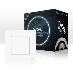 WiFi Smart Push-Button Light Switch, No Neutral Wire, No Capacitor Required