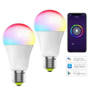 WiFi Smart RGB Color-Dimmable LED Light Bulb E27
