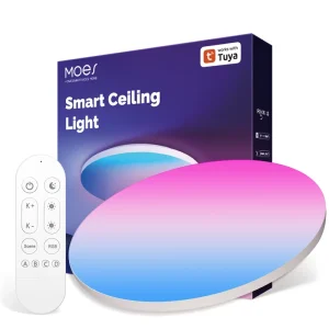 WiFi Smart Remote Control 24W RGB LED Ceiling Light Round Indoor