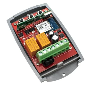 WiFi Smart Remote Control Switch Universal 433MHz Garage Door Gate Receiver 2CH Relay Module