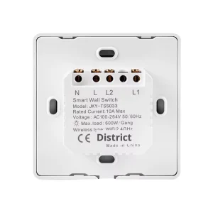 WiFi Smart Touch Wall Switch EU Standard Two-Way Mobile App Remote Control Voice Control