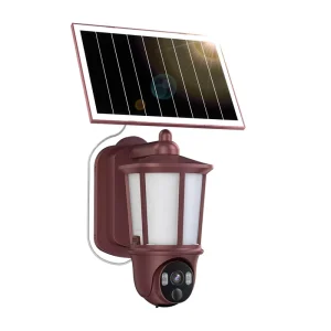 WiFi Solar-Powered Floodlight Stainless Steel and Plastic IP67 PIR Motion Detection Outdoor Light