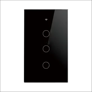WiFi US 1 2 3 4 Gang Wall Light Touch Switch Remote Control