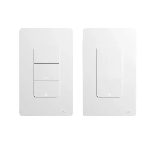 WiFi Zigbee Smart Light Switch US Push Button Wall Switch with or without Neutral Wire