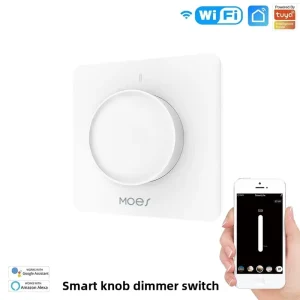 WiFi Zigbee Touch Knob Dimming Switch with App Voice Remote and Timer Control