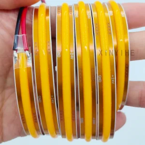 Wide COB LED Light Strip 528D LEDs/M 24V 8MM Cuttable High Color Rendering Dotless Light Strip