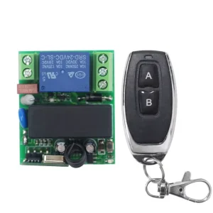 Wide Voltage 220V Single Remote Control Switch with Metal Wireless Remote Control