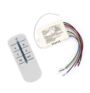 Wireless 220V Digital ON OFF Remote Control Switch 1 2 3 Way Wall Lamp Receiver Transmitter