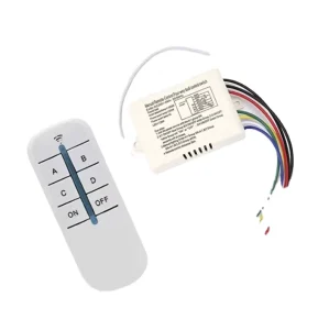 Wireless 220V Digital On Off Remote Control Switch 1-Way 2-Way 3-Way Wall Lamp Receiver and Transmitter