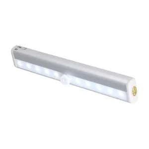 Wireless Battery-Powered LED Under-Cabinet Light with Motion Sensor, 10 LEDs, 10-Pack