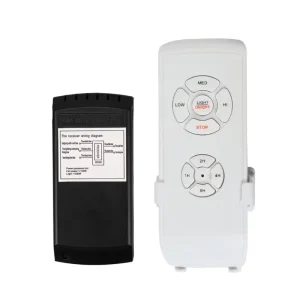 Wireless Ceiling Fan Light Timer Controller 220V 10A RF Remote Control Switch 30m Range Battery Powered ABS