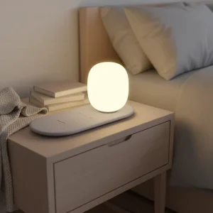 Wireless Charger Night Light 10W Touch Control Modern Design Living Room LED Light Adult Bedside Lamp Dimmer Switch 3 CCT