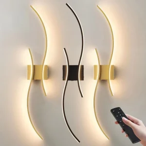 Wireless Charging LED Wall Lamp Long Battery Life Three Color Remote Dimming Living Room Bedroom Bedside Ambient Light