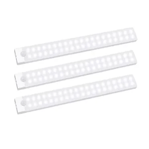 Wireless LED Crystal Wall-Mounted Cabinet Light USB Charging Sensor Low Brightness for Bedroom and Kitchen