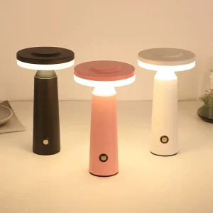 Wireless LED Desk Lamp Minimalist Ambient Desk Lamp USB Rechargeable Desk Lamp Creative Decorative Desk Lamp Bedside Lamp