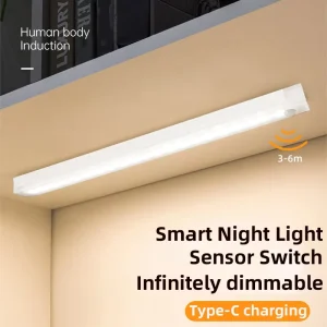 Wireless LED Motion Sensor Night Light for Closets, Kitchens, Bedrooms, Cabinets, and Staircases