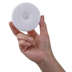 Wireless Motion Sensor Rechargeable LED Puck Light ABS Mini 4000K Dimmable Kitchen Cabinet Night Light