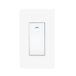 Wireless On off Power Manual Control Light Switch Wifi USA Smart Sensor Tuya Module US Style Smart Life 1 Gang 1 Way Wall Switch