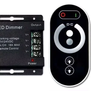Wireless RF Dimmer LED Single Color Touch Wall Dimmer Switch One Way LED Dimmer 12V 24V