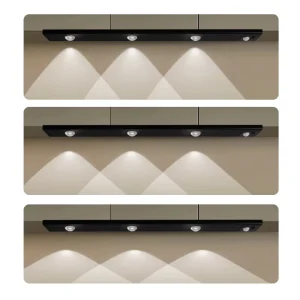Wireless RGB Magnetic Motion Sensor Night Light for Cabinets, Bedrooms, Living Rooms, Stairs and Hallways