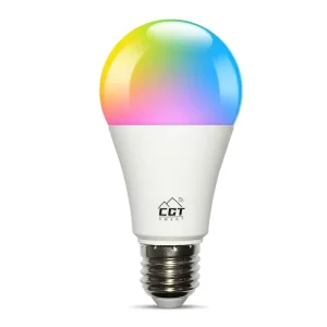 Wireless RGB Multicolor Dimmable WiFi App-Controlled Smart LED Bulb E26 E27