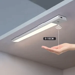 Wireless Rechargeable 5V LED Motion Sensor Light for Kitchen, Bar, Wardrobe, Closet, and Cabinet