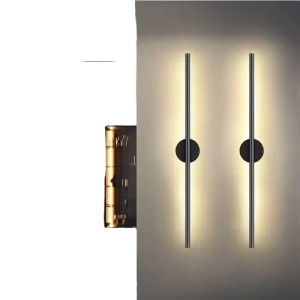 Wireless Rechargeable LED Wall Sconce 360° Rotatable Remote Controlled 3 Color Temperature Dimmable Extra Long Wall Lamp