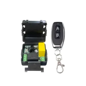 Wireless Remote Control Switch AC 220V 1CH Relay 433MHz Receiver Module with Learning Code Transmitter