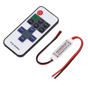 Wireless Remote Control Switch DC 12V 24V RF Dimmer for LED Lighting