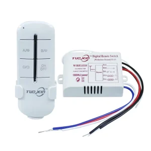 Wireless Remote Control Switch ON/OFF 220V Lamp Light Digital Wall Switch Receiver and Transmitter for LED Lamps