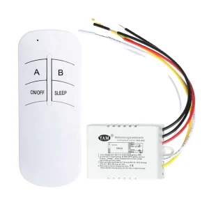 Wireless Remote Control Switch Receiver and Transmitter ON/OFF 220V Lamp Light Digital Accessory