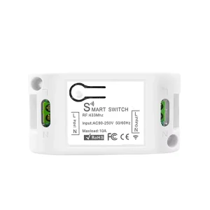 Wireless Remote Control Switch Wiring Panel 220V Household Bedroom Lighting Dual-Control Multi-Path Wireless Switches 10A 433MHz