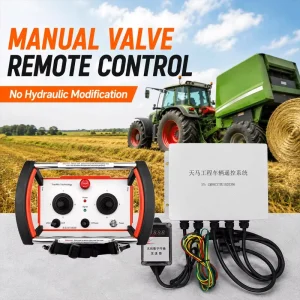 Wireless Remote Controller with Cross Joysticks for Agricultural Machinery and Industrial Operations