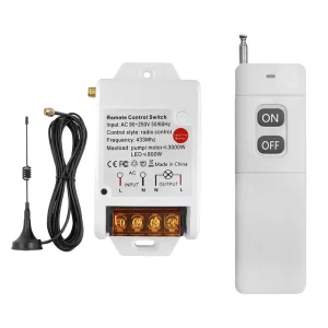 Wireless Smart Remote Control Switch 433MHz RF Relay AC 250V 3000W High Power ON OFF 30m 100m Long Range Transmitter