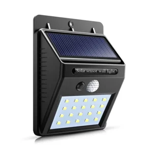 Wireless Solar Outdoor Wall Lamp Security Night Light Motion Activated Feature Rainproof ABS Material 800mAh Battery for Garden