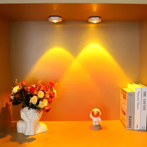 Wireless Touch Control Battery Operated RGB LED Cabinet Night Light with AAA Battery
