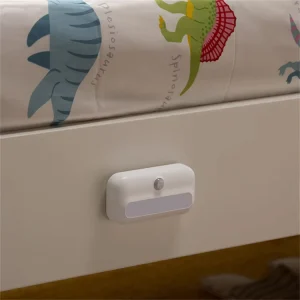 Wireless USB Rechargeable PIR Motion Sensor LED Night Light for Bedroom Bedside Stairs