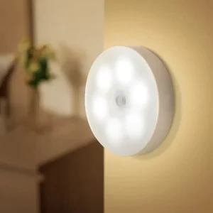 Wireless Under Cabinet LED Sensor Light Rechargeable with USB Cable for Kitchen Bedroom Living Room