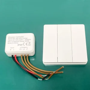 Wireless Waterproof Durable PC Wall Switch Controller Free Stick Switch On/Off Device Lighting Control 2.4GHz Hotel Office