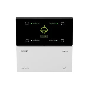 X3 Pro 2.0 White Aluminum Electric Smart Switch with Bar Design and App Control for AC Curtains