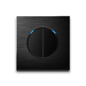 YINKA Metal Panel Switches Decorative Wall Sockets House Renovation UK US EU Switches